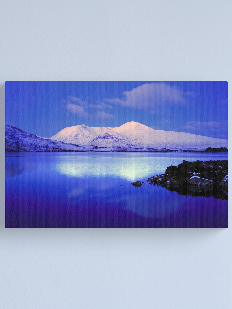 Alternate view of Blackmount Snow Canvas Print