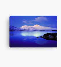 Blackmount Snow Canvas Print