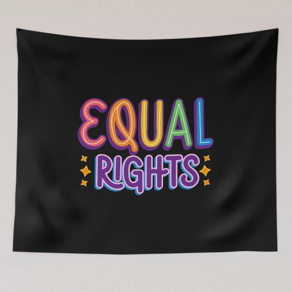 Item preview, Trendy Equal Rights Color LGBT Graphic Costume Women Men T-Shirt Unisex Softstyle / Gift for her / Gift for him / Gift for mom / Gift for dad designed and sold by Couple style pattern.
