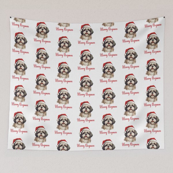 Item preview, Shih Tzu Dog Merry Dogmas designed and sold by Blok45.