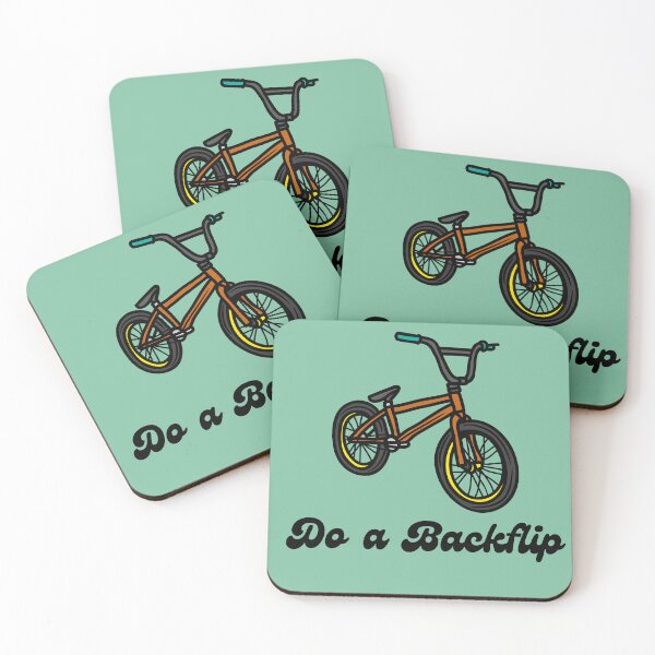 Item preview, Retro BMX rider do a backflip vintage bmx designed and sold by MamaNeeaDesigns.
