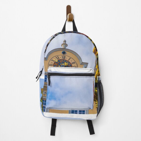 Item preview, Middle Ages City with Statue and a Clock on a Building designed and sold by Mats Silvan.