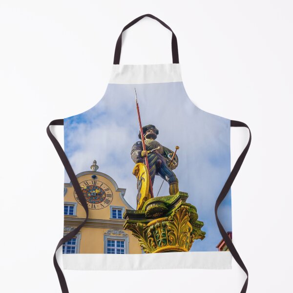 Item preview, Middle Ages City with Statue and a Clock on a Building designed and sold by Mats Silvan.
