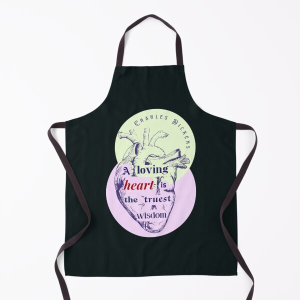 Item preview, Charles Dickens quote: A loving heart is the truest wisdom. designed and sold by artbleed.
