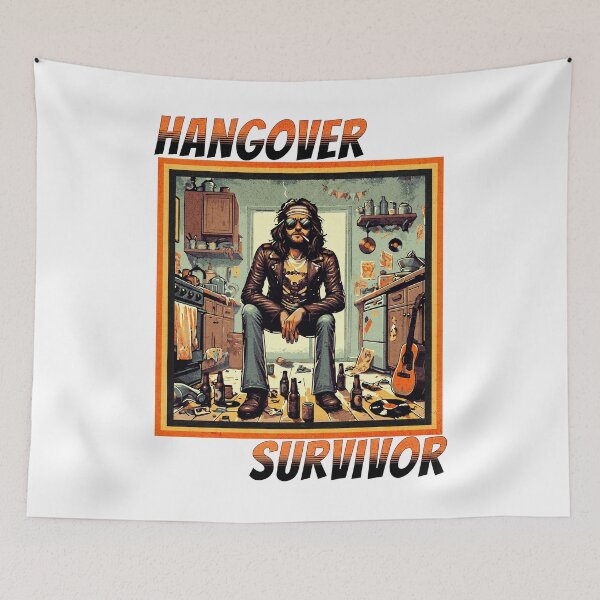 Item preview, Hangover survivor designed and sold by Retro-Rebellion.