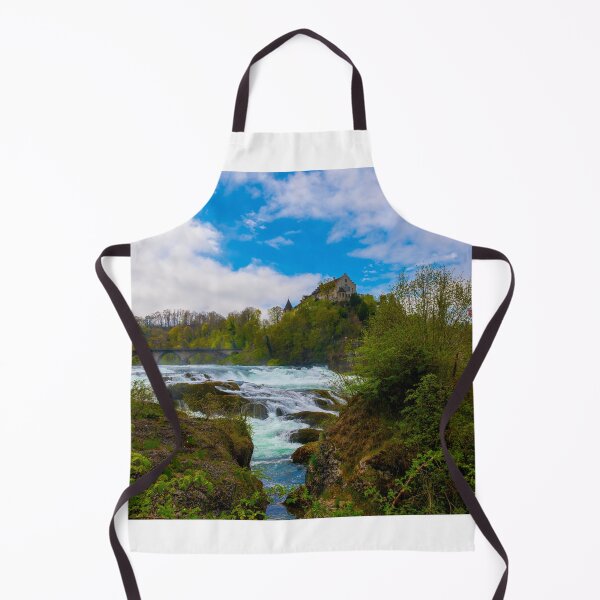 Item preview, Rhine Falls and Swiss Flag with the Castle Laufen designed and sold by Mats Silvan.