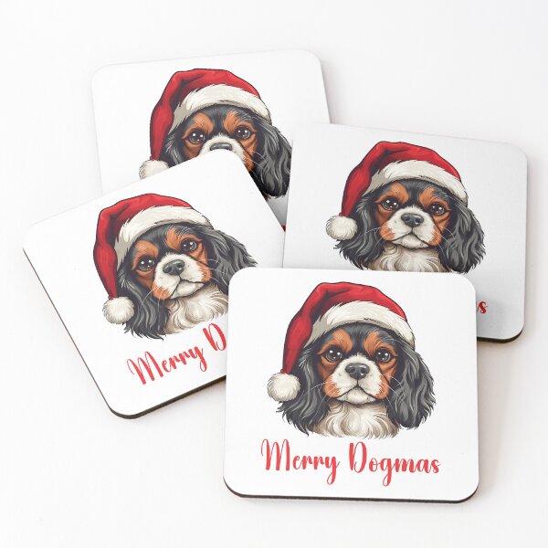 Item preview,  Cavalier Spaniel Dog Merry Dogmas designed and sold by Blok45.