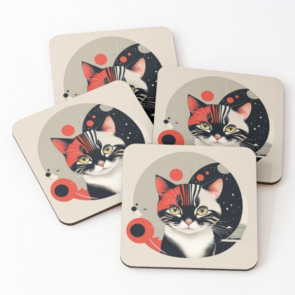 Item preview, Galactic Cat - Chic Chat Créations Ref.020 designed and sold by ChicChat.