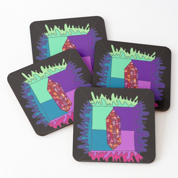 Item preview, Colorful abstract crystal surrealism designed and sold by DigitalCoconut.