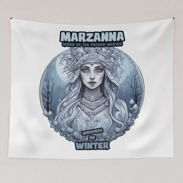 Item preview, Marzanna: Queen of the Frozen Wastes designed and sold by shypixels.