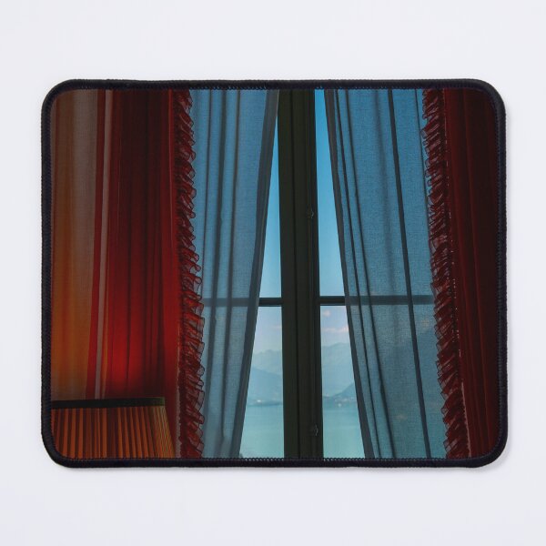 Item preview, Window View with View over Mountain and Lake Brienz designed and sold by Mats Silvan.