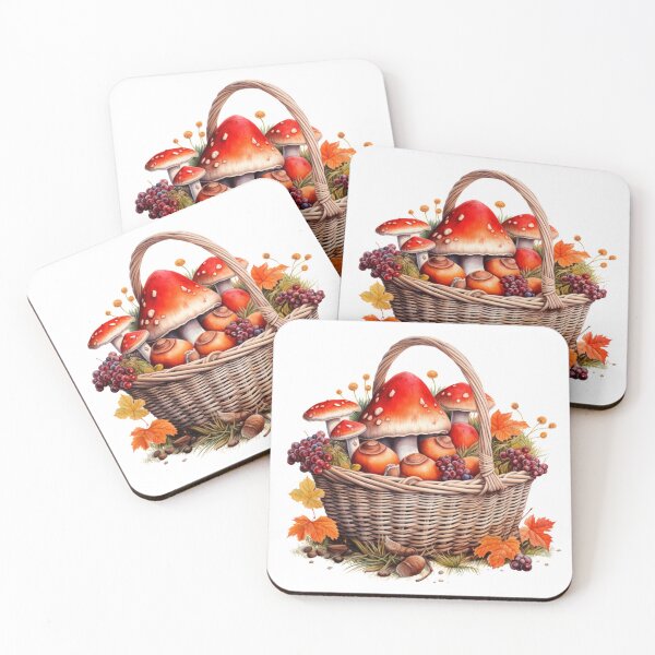 Item preview, Mushroom and berry basket. designed and sold by Lucky-jl.