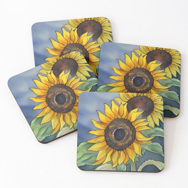 Item preview, Sunlit Serenity / Sunflower painting designed and sold by LustigFox.