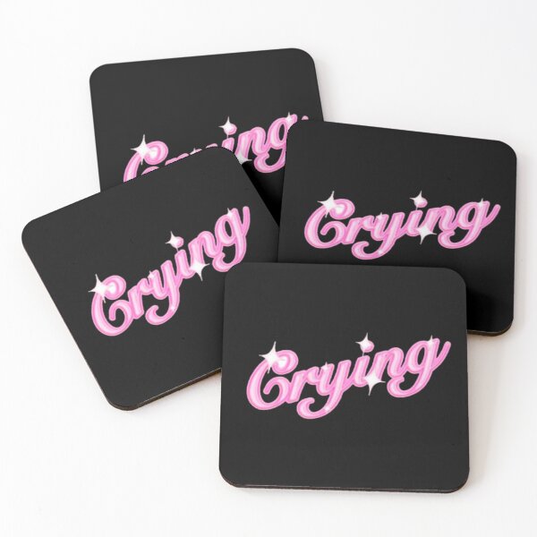 Item preview, Crying y2k text designed and sold by My little sweet shop.