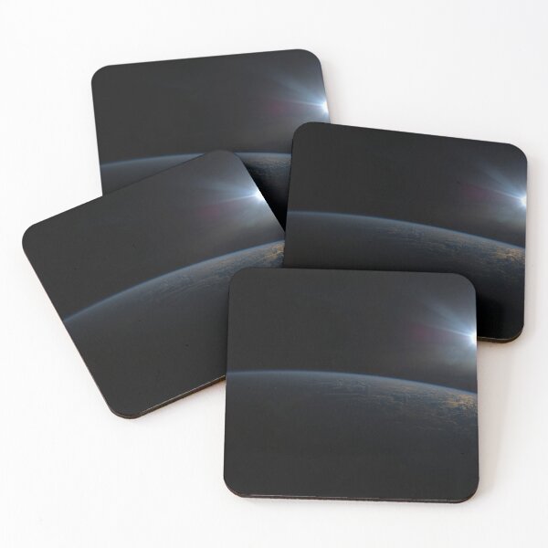 Item preview, STK204208S-The Sun setting over Earth's horizon. designed and sold by StocktrekImages.
