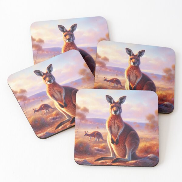 Item preview, Kangaroos in the Australian Outback designed and sold by FFidalgo.
