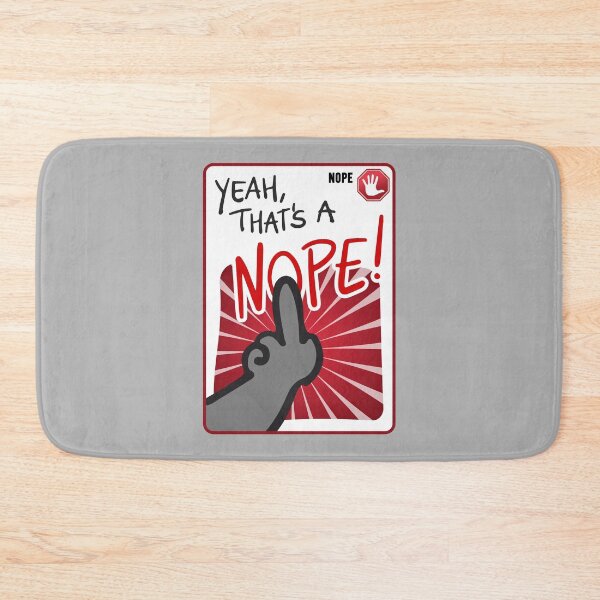 Item preview, Nope! designed and sold by RatArt Designs.