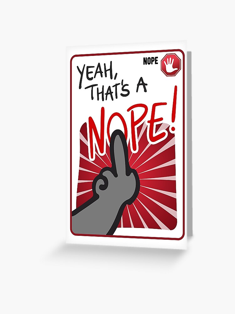 nope card sleeves Ryker main image 1