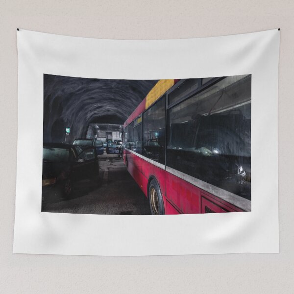 Item preview, Dirty and Damaged Vehicles Inside a Tunnel designed and sold by Mats Silvan.