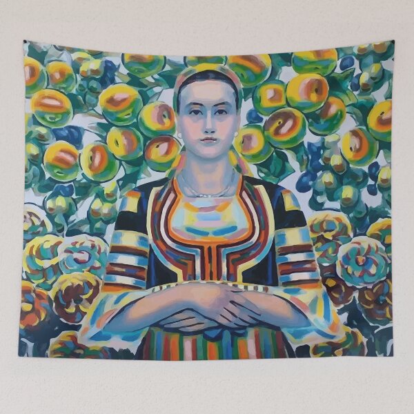 Item preview, Vladimir Dimitrov Maistora (the Master) Girl With Apples Digital Reproduction designed and sold by clon-dot-net.