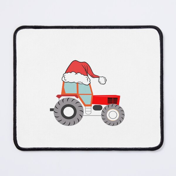 Item preview, Tractor with Santa hat designed and sold by DesignDS.
