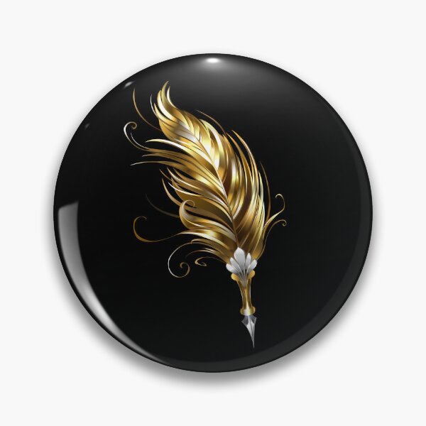 Item preview, Gold Feather Pen designed and sold by Blackmoon9.