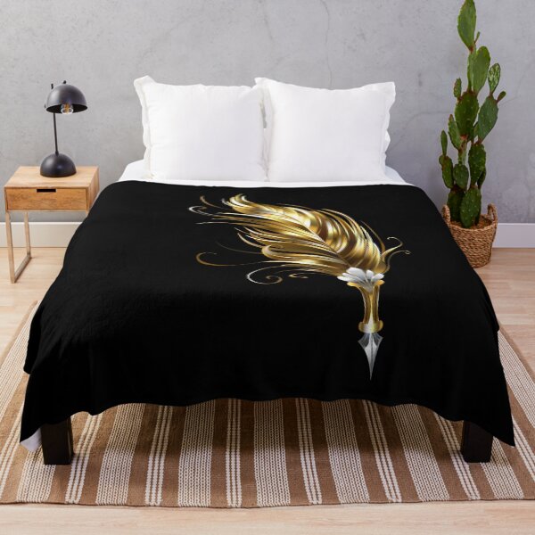 Item preview, Gold Feather Pen designed and sold by Blackmoon9.