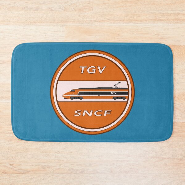 Item preview, TGV Orange High-Speed Train, SNCF TGV Sud-Est Badge  designed and sold by JonesyDave.