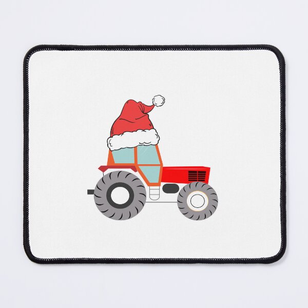 Item preview, Tractor with Santa hat designed and sold by DesignDS.