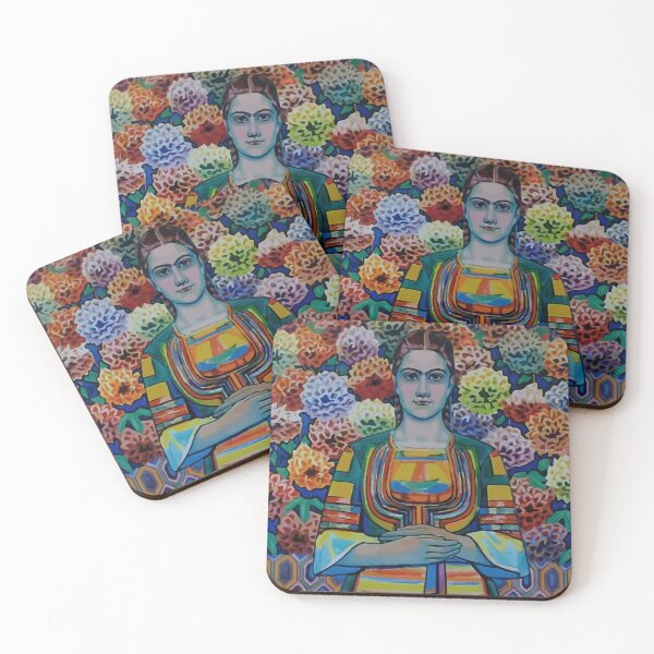 Item preview, Vladimir Dimitrov Maistora (the Master) Girl With Dahlias Digital Reproduction designed and sold by clon-dot-net.