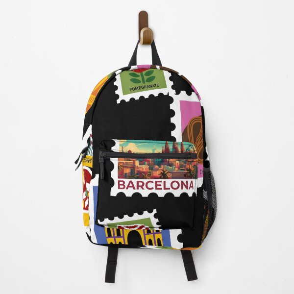 Item preview, Barcelona stamps - travel lovers designed and sold by BloomingByL.