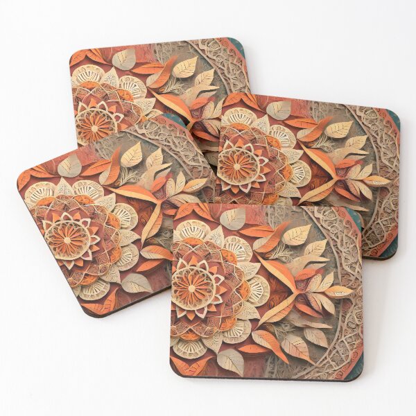 Item preview, Autumn Mandala | Fractals and Mandalas | Sublime Nature designed and sold by monkeybusiness.pt.