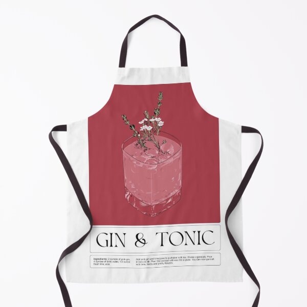 Item preview, gin, gin and tonic, drink, tonic, cocktail, gin tonic, alcohol, cocktails, glass, drinking, green, vintage, retro, bar, minimalist designed and sold by peachcakecanvas.