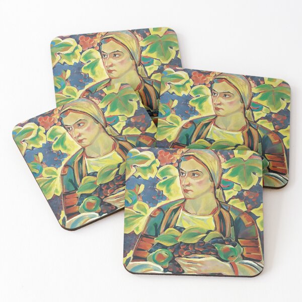 Item preview, Vladimir Dimitrov Maistora (the Master) Girl With Fruits Digital Reproduction designed and sold by clon-dot-net.