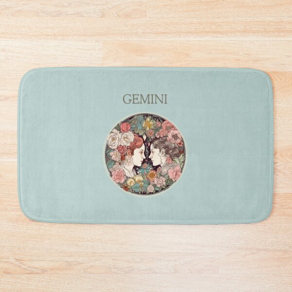 Item preview, Gemini Zodiac- Horescope/SunSign Theme  on khaki background designed and sold by CosmicNook1.