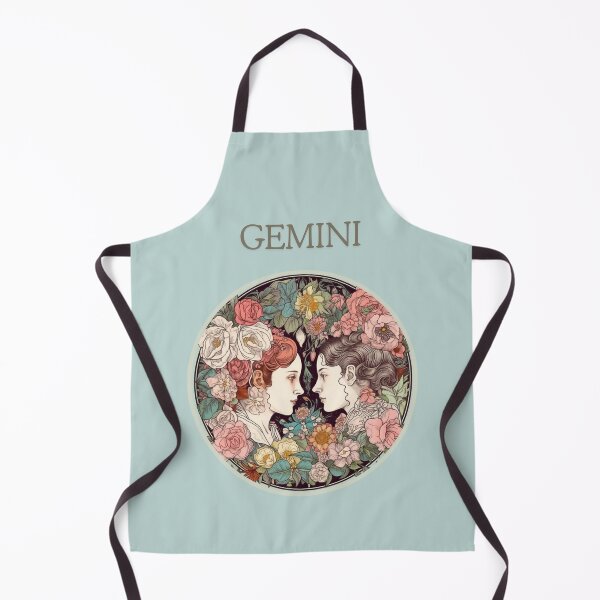 Item preview, Gemini Zodiac- Horescope/SunSign Theme on khaki background designed and sold by CosmicNook1.