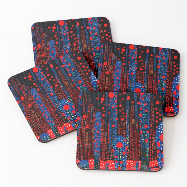Item preview, Colored Dots Kasuma Inspired designed and sold by blackink-design.