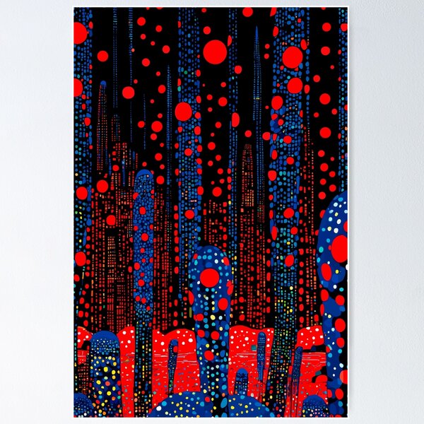 Item preview, Colored Dots Kasuma Inspired designed and sold by blackink-design.