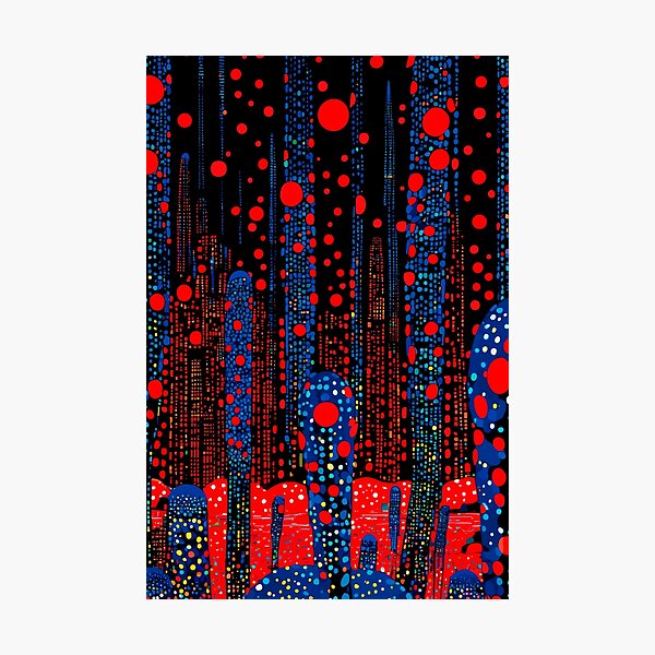 Item preview, Colored Dots Kasuma Inspired designed and sold by blackink-design.