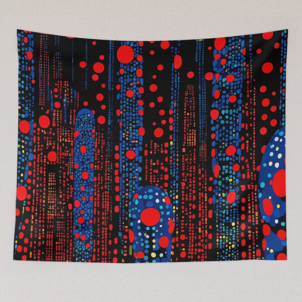 Item preview, Colored Dots Kasuma Inspired designed and sold by blackink-design.
