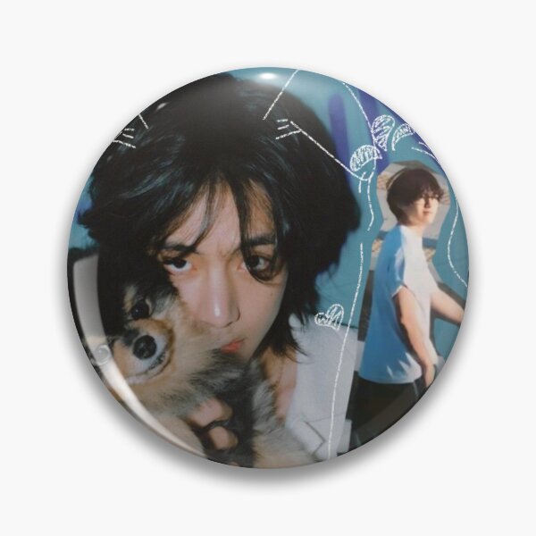 Item preview, Kim Taehyung and Yeontan with the album layover designed and sold by D- Day.