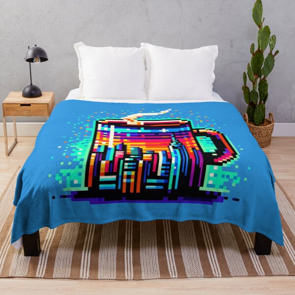 Item preview, Urban Brew: 8-Bit Pixel Coffee Mug with Cityscape designed and sold by PixelPunkster.