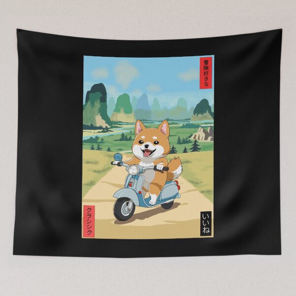 Item preview, Shiba Inu Joyride designed and sold by Agunikyle.