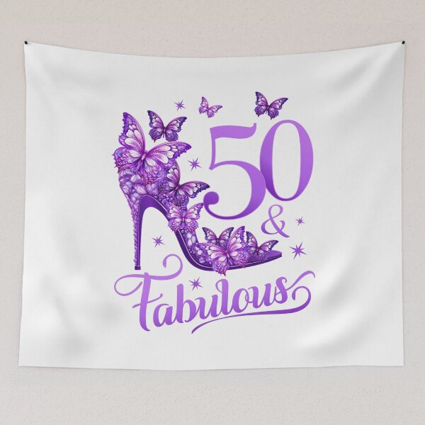 Item preview, 50th Birthday. 50 & Fabulous lady’s, women’s  designed and sold by iclipart.