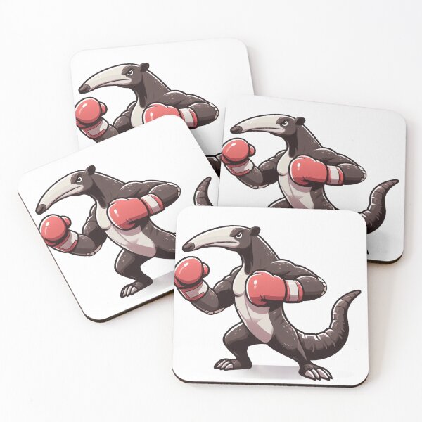 Item preview, boxing anteater designed and sold by Animalia-.