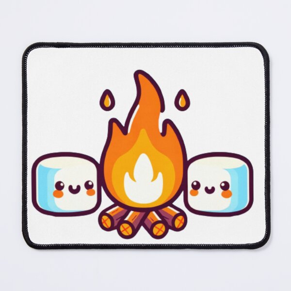 Item preview, Sweet Warmth: Marshmallows and Campfire on Camping Night designed and sold by masquetea.