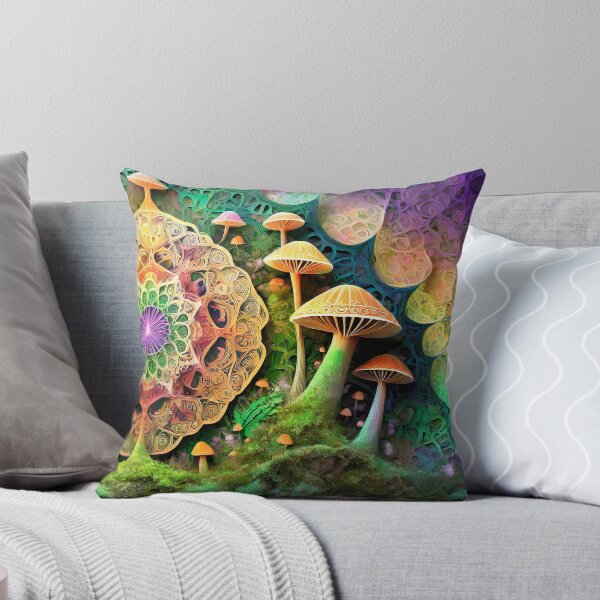 Item preview, Mushrooms and Moss Trip | Fractals and Mandalas | Sublime Nature designed and sold by monkeybusiness.pt.