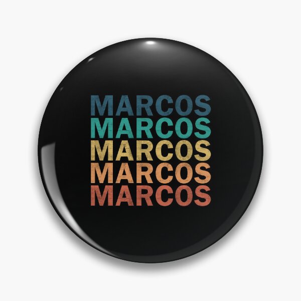 Item preview, Marcos Name - Marcos Vintage Retro Proud Name designed and sold by LeonorBialasz.