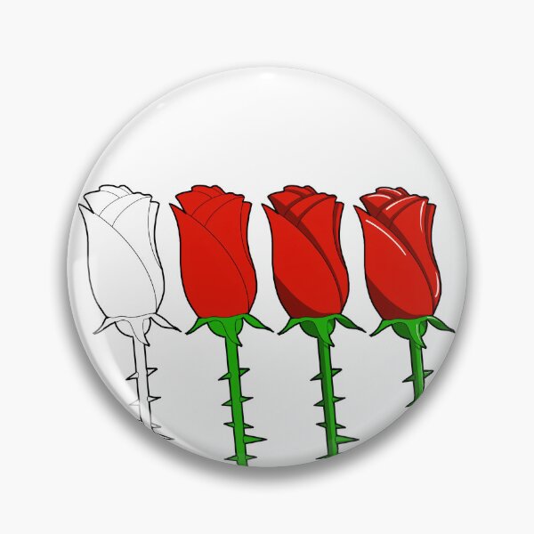 Item preview, Roses Evolved Rendering No Blur Hard Edges Shirt and Sticker Design by Zeesdesign on Redbubble designed and sold by ZEESDESIGN.