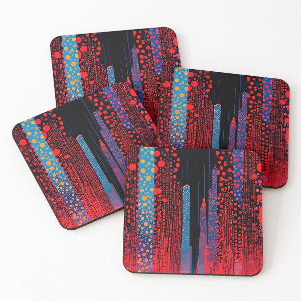 Item preview, Colored Dots III Kasuma Inspired designed and sold by blackink-design.
